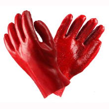 Schutz von PVC-beschichteten roten Handschuhen mit CE-Zertifikat